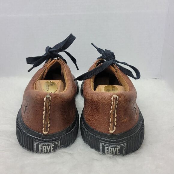 Frye Shawn Law Men's Brown Lace Men's Sneaker Shoes Size 9 - Picture 5 of 11